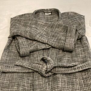 Parachute Cotton Waffle Robe in Grey Gray Size Extra Large XL Unisex 100% Cotton